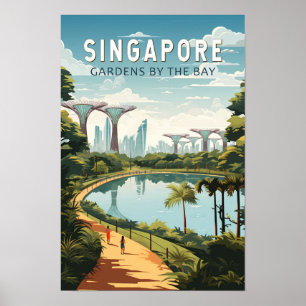 Singapore Gardens By The Bay Resa Konst Vintage Poster
