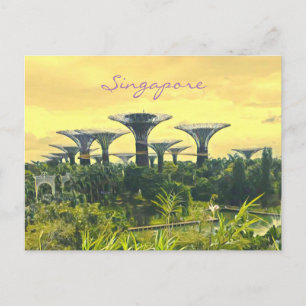 Singapore Gardens efter Bay-reseutskriften Vykort