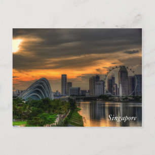 Singapore Goldenhr Vykort