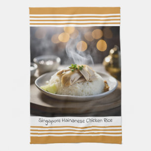 Singapore Hainanese Chicken Ris Kitchen Towel Kökshandduk