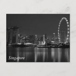 Singapore Hälsning Vykort