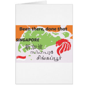 Singapore Hälsningskort
