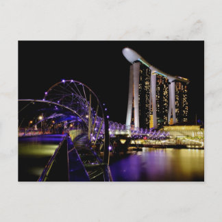 Singapore Helix Bridge Vykort