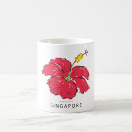 SINGAPORE HIBISCUS-SAMLING KAFFEMUGG