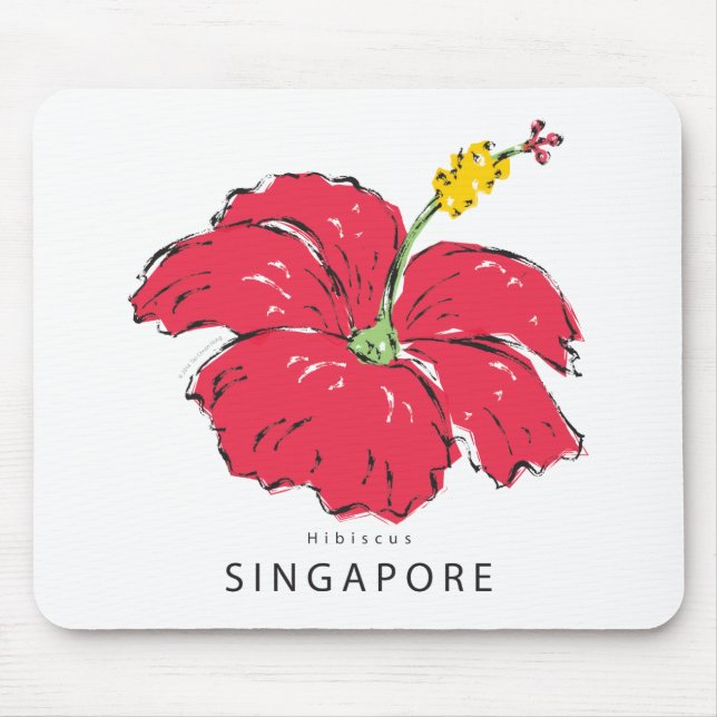 SINGAPORE HIBISCUS-SAMLING MUSMATTA (Framsidan)