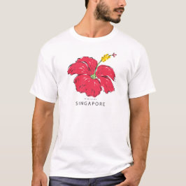 SINGAPORE HIBISCUS-SAMLING T-SHIRT