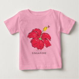 SINGAPORE HIBISCUS-SAMLING TEE