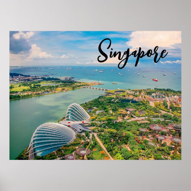 Singapore i blom — Flygande harmoni av trädgårdar  Poster (Framsidan)