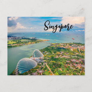 Singapore i Bloom - Aerial Harmony of Gardens Vykort