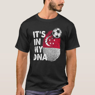Singapore i mitt dinna Singapores Flagga Singapore T Shirt