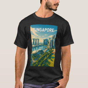 Singapore Illustration Resa Konst Vintage T Shirt