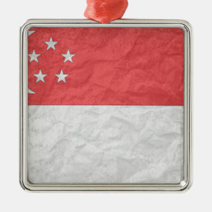 Singapore Julgransprydnad Metall