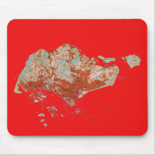 Singapore Karta Mousepad Musmatta