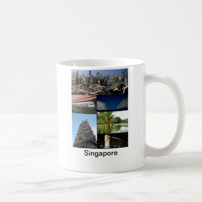 Singapore klassikermugg kaffemugg (Höger)