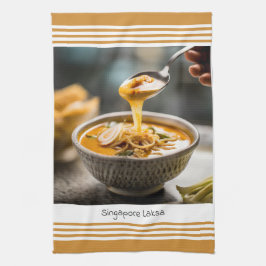 Singapore Laksa Kitchen Towel Kökshandduk