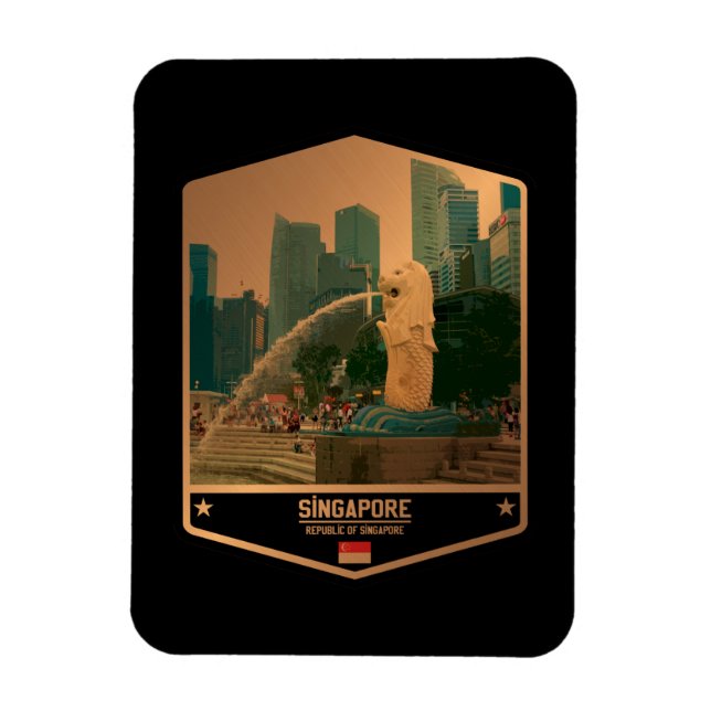 Singapore Magnet (Vertikal)