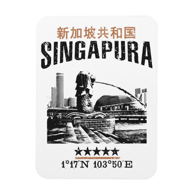 Singapore Magnet (Vertikal)