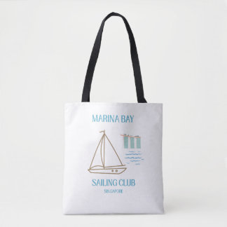 Singapore Marina Bay Lyx Segling Klubb Tygkasse