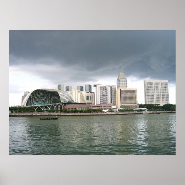 Singapore Marina Bay Poster (Framsidan)