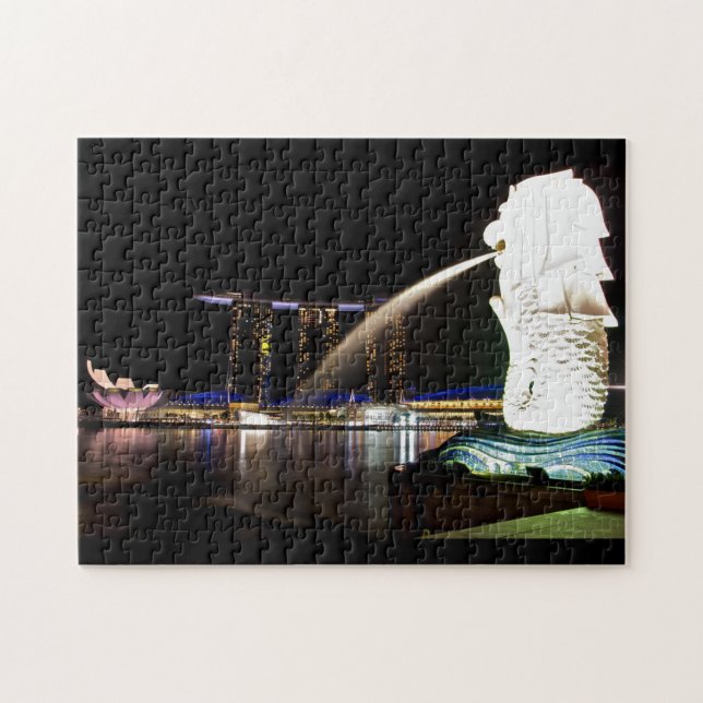 Singapore Marina Bay Pussel (Horisontell)
