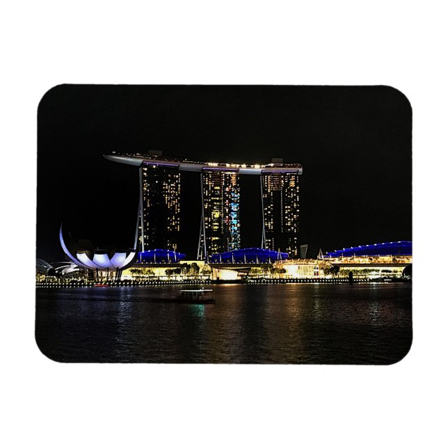Singapore Marina Bay Sands #1 Magnet (Horisontell)