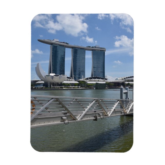 Singapore (Marina Bay Sands) Magnet (Vertikal)