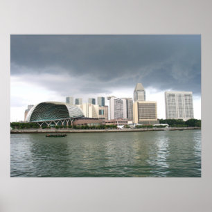 Singapore Marinafjärd Poster