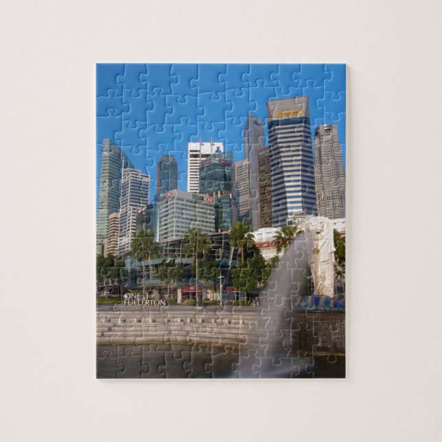 Singapore Merlion parkerar Pussel (Vertikal)