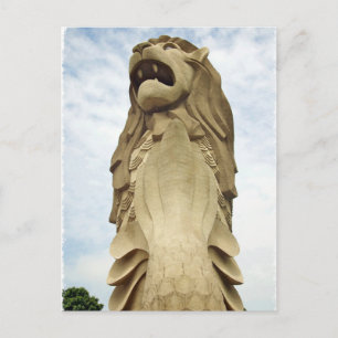 Singapore Merlion Vykort