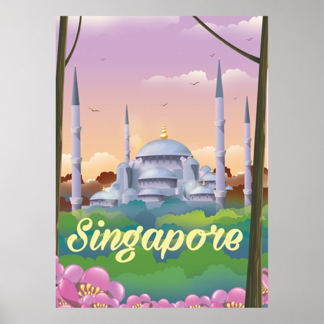 Singapore Moské Resa affisch (Framsidan)