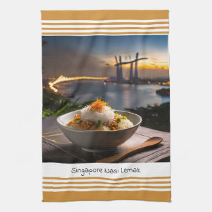 Singapore Nasi Lemak Kitchen Towel Kökshandduk