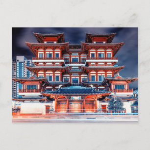 Singapore natt vykort