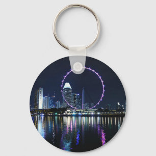 Singapore natthorisont nyckelring