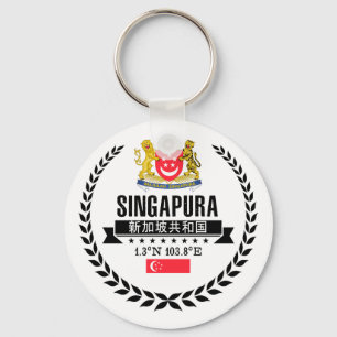 Singapore Nyckelring