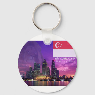 Singapore Nyckelring