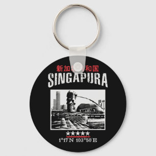 Singapore Nyckelring