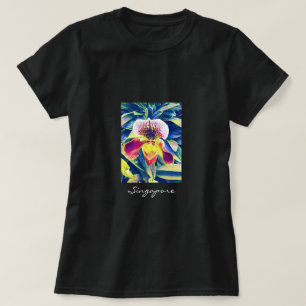 Singapore Orchid-resa Sydasien T Shirt
