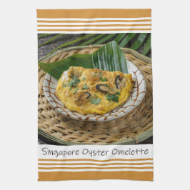 Singapore Oyster Omelet Kitchen Towel Kökshandduk