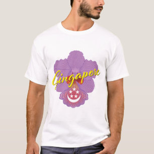 Singapore patriotOrchid T Shirt