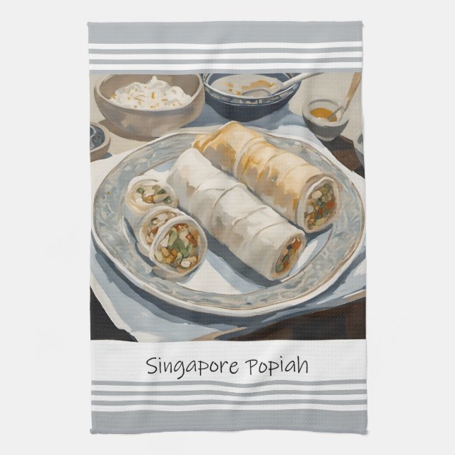Singapore Popiah Kitchen Towel Kökshandduk (Vertikal)