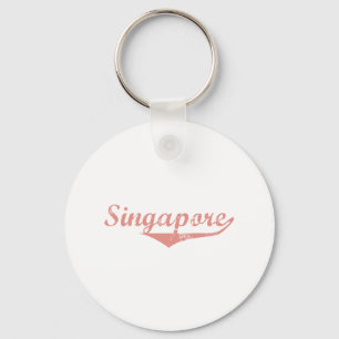 Singapore Revolution Stil Nyckelring