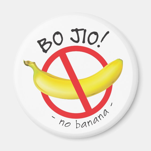 Singapore Singelska - Bo Jio - No Inbjudan, No Ban Magnet (Framsidan)