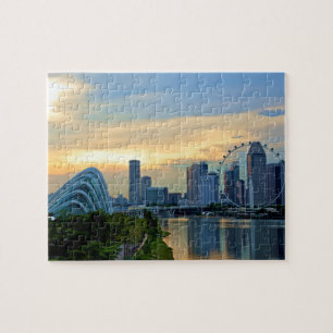 Singapore Skyline av Sol Pussel