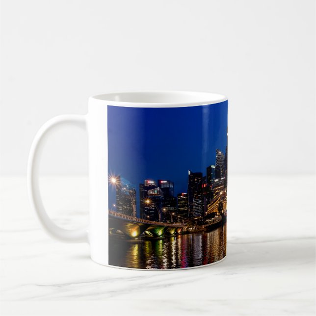 Singapore Skyline Coffee Mugg (Vänster)