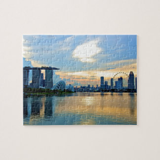 Singapore Skyline i Sol Pussel