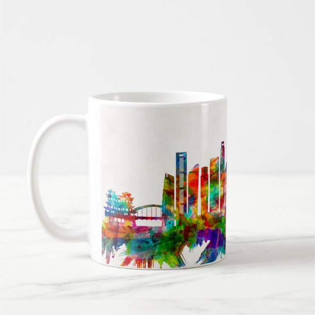 Singapore Skyline Kaffemugg (Vänster)