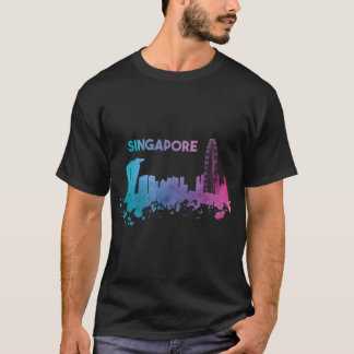 SINGAPORE SKYLINE   T SHIRT