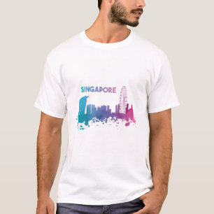 Singapore-skyline T Shirt