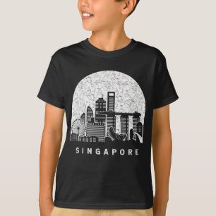 Singapore Skyline T Shirt
