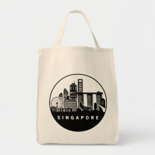 Singapore Skyline Tygkasse